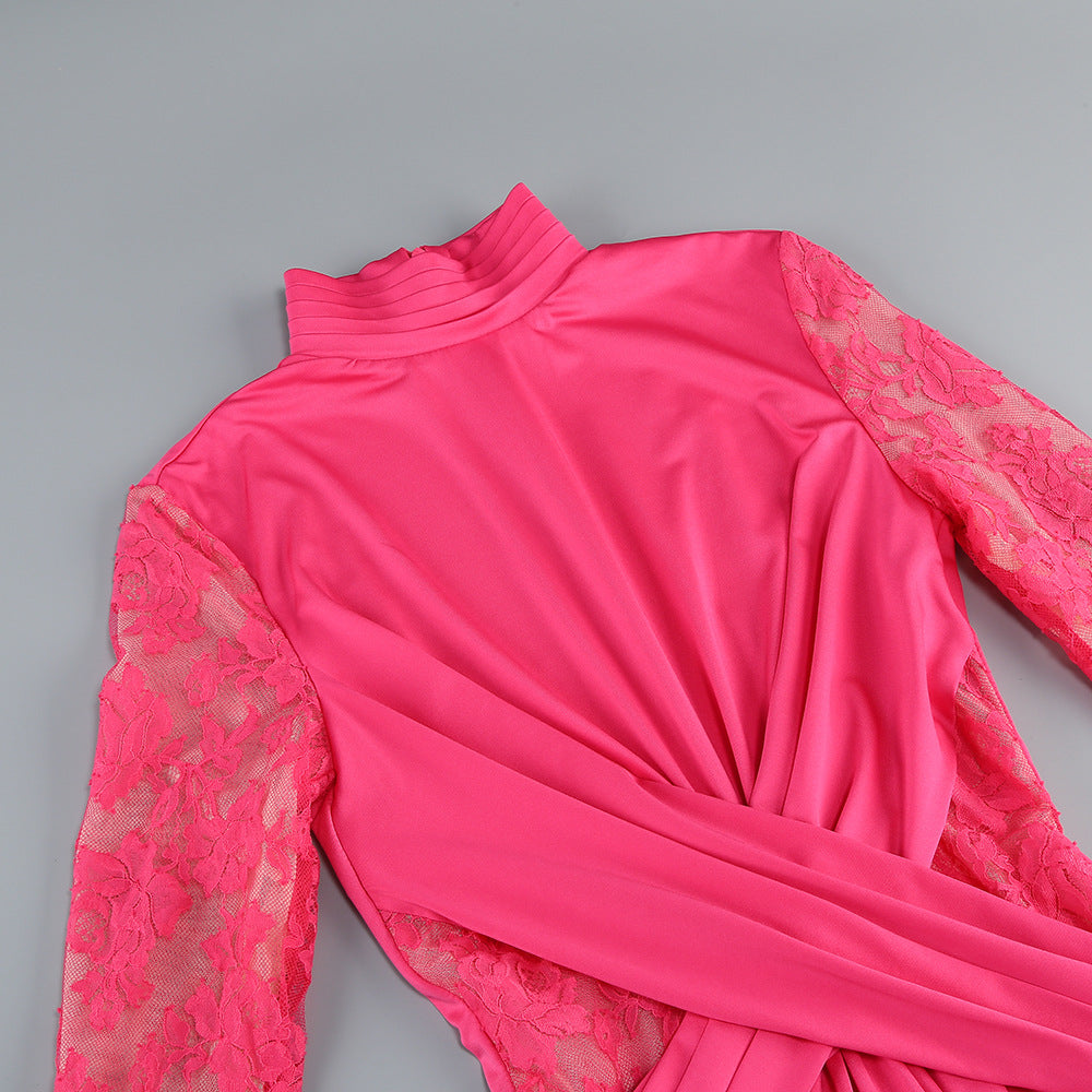 Vintage Allure Pink Dress