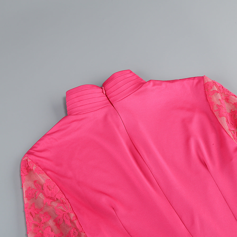 Vintage Allure Pink Dress