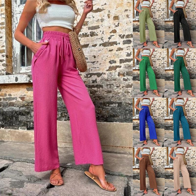 New Casual Pants With Pockets - Chiccharm