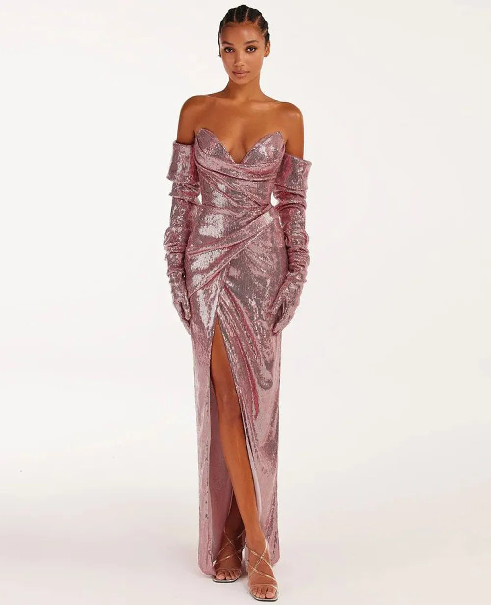 Sequin Glam Maxi Gown