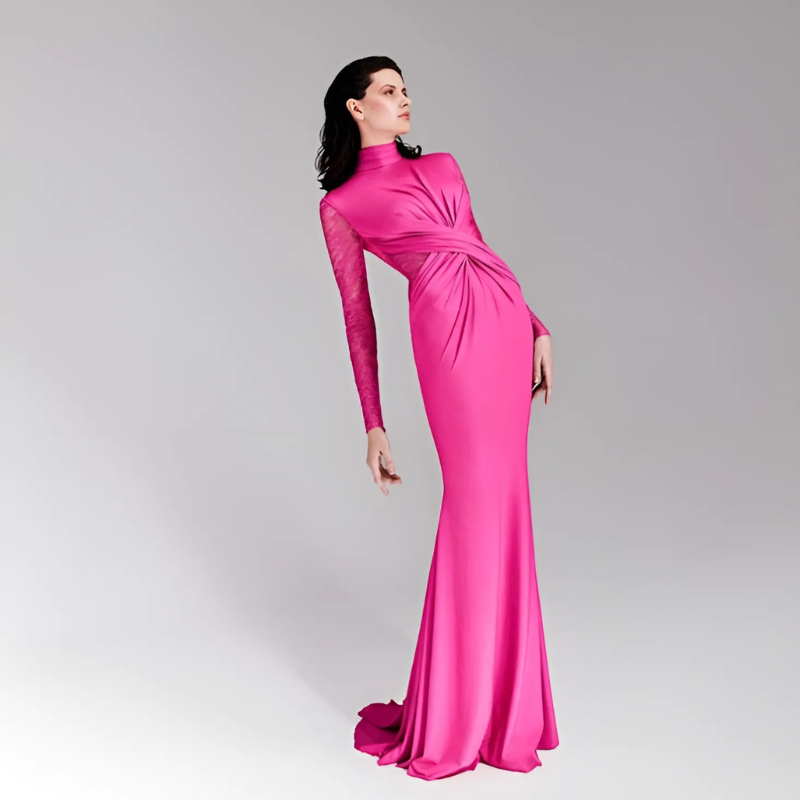 Vintage Allure Pink Dress