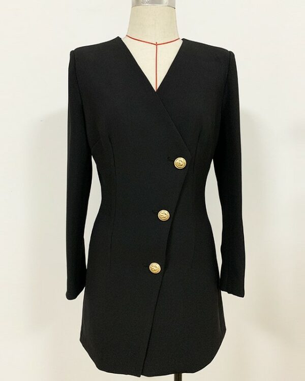 Chic Blazer-Inspired Mini Dress - Chiccharm