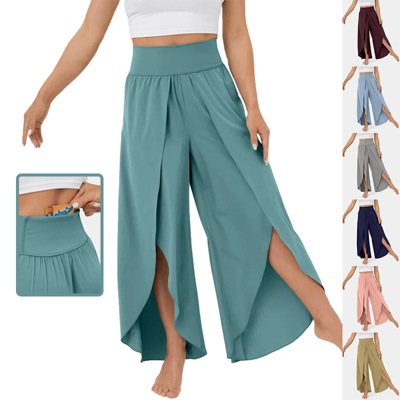 Loose Split Yoga Pants - Chiccharm