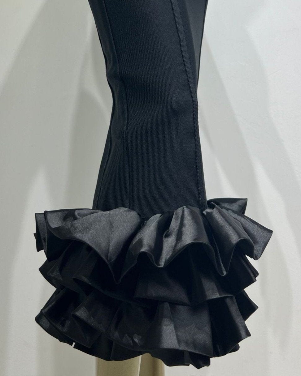 Ruffle Hem Elegance Gown