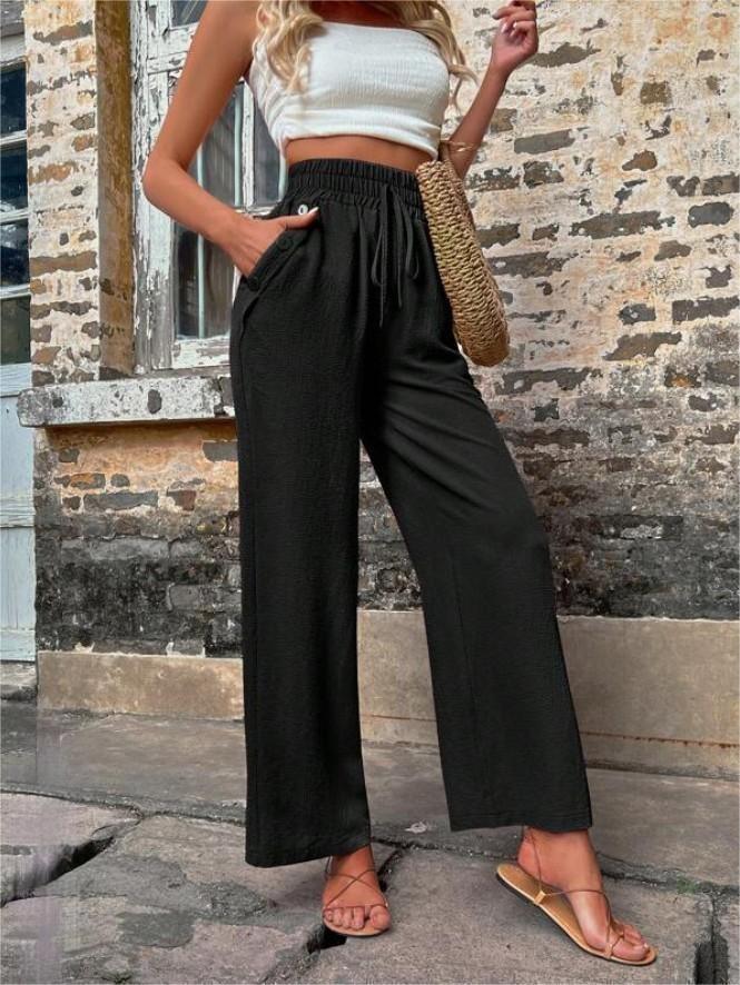 New Casual Pants With Pockets - Chiccharm
