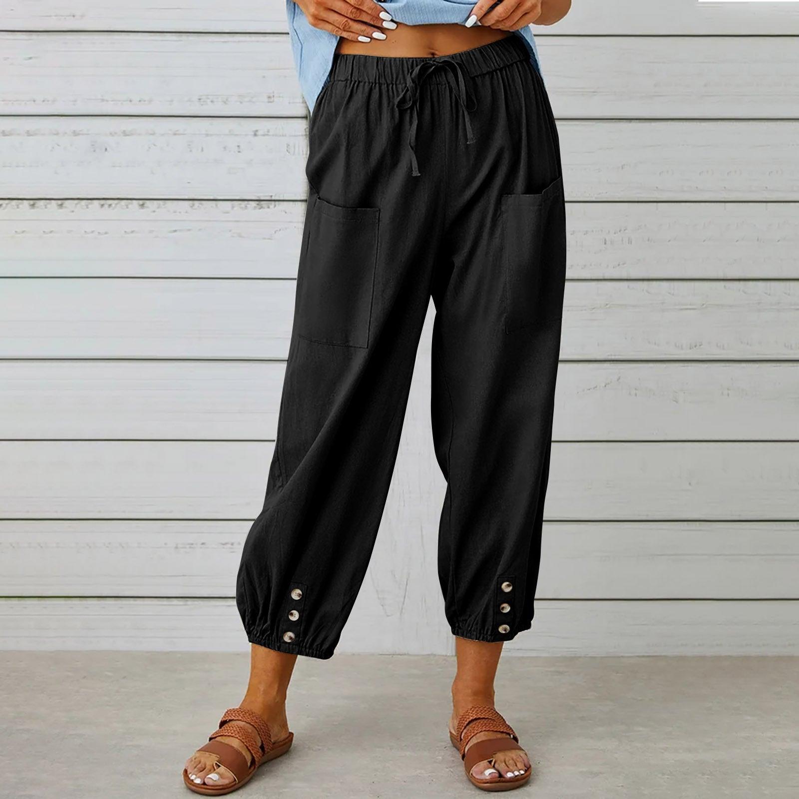 Drawstring Tie Pants - Chiccharm