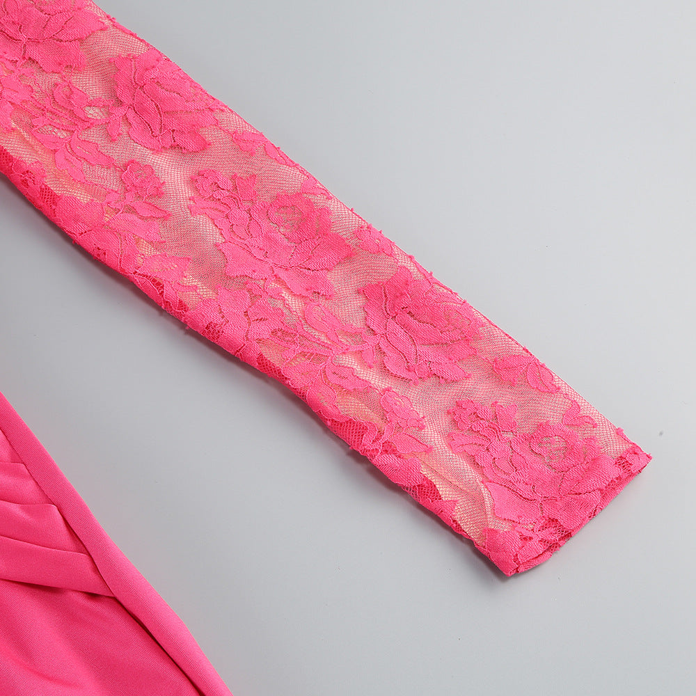 Vintage Allure Pink Dress