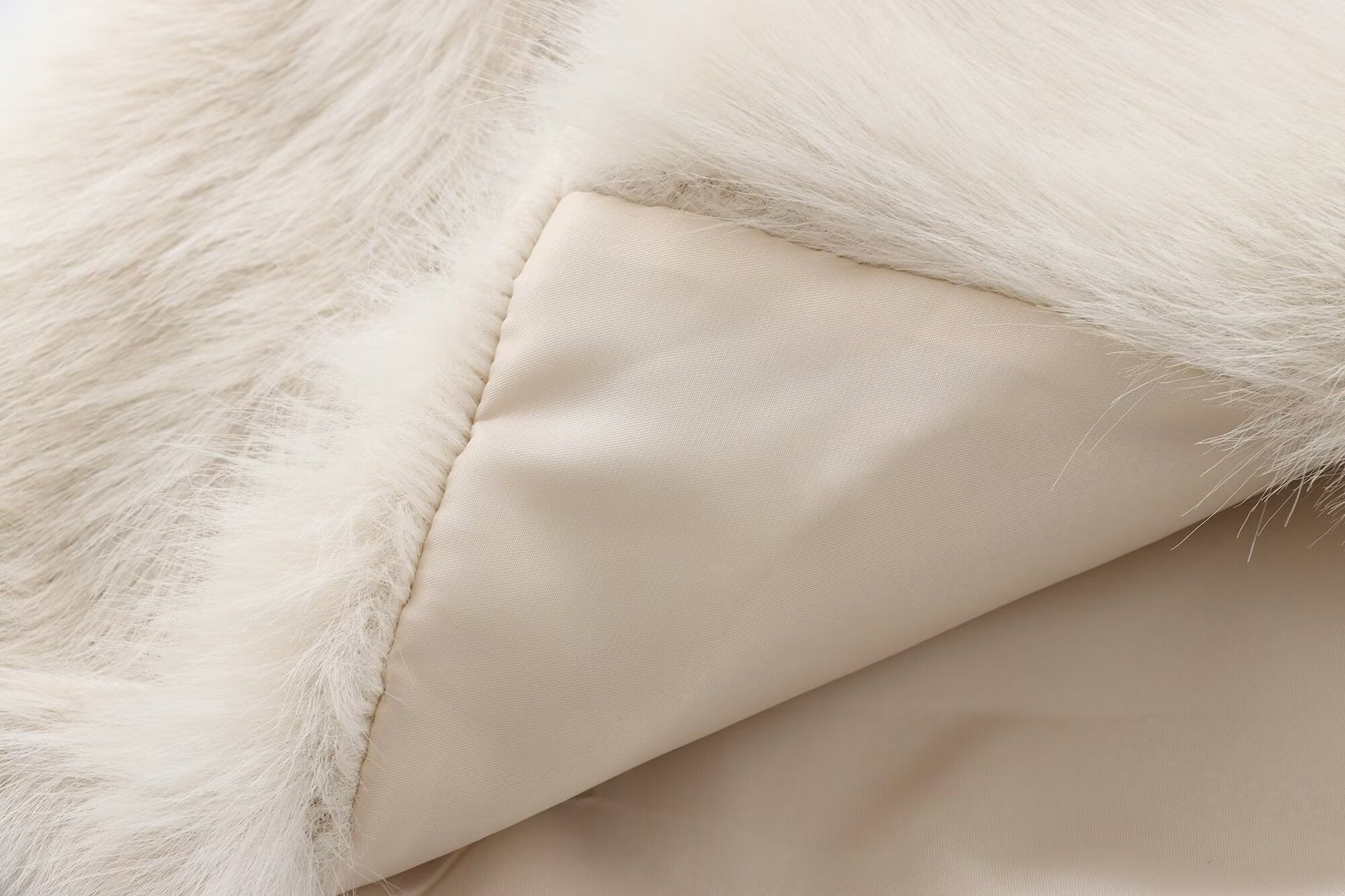 Faux Fur Plush Coat
