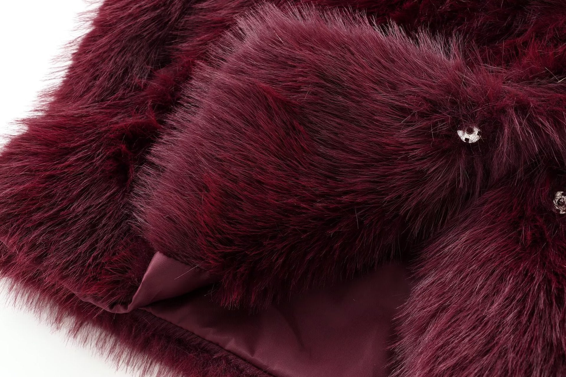 Faux Fur Plush Coat