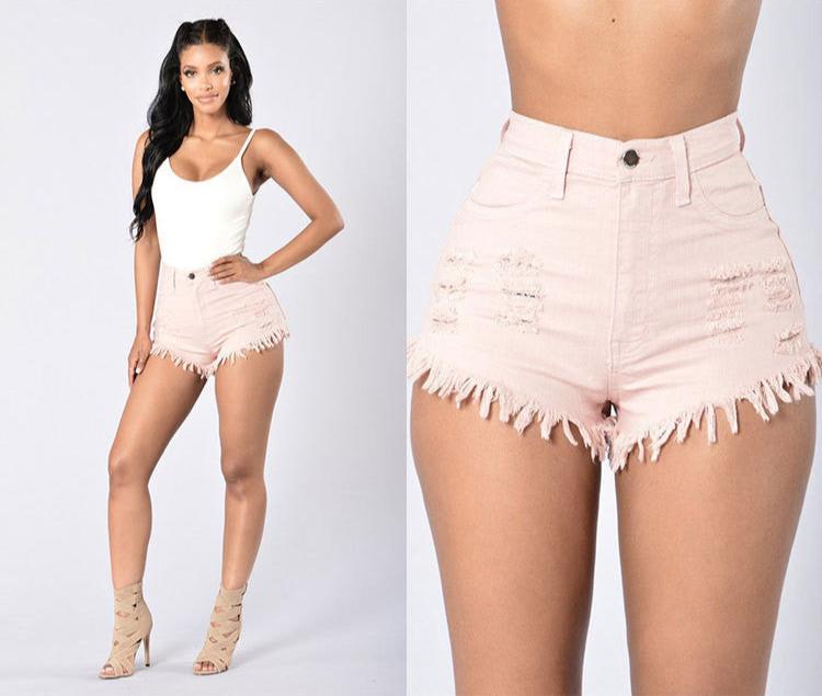 Stretch Sexy Frayed Shorts - Chiccharm