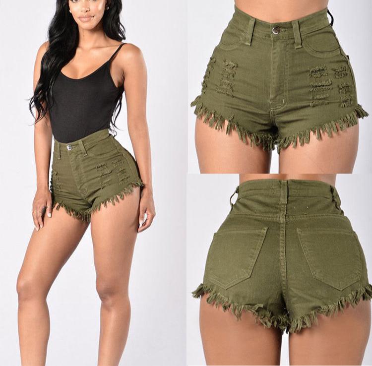 Stretch Sexy Frayed Shorts - Chiccharm