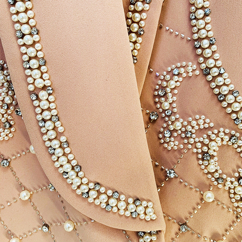 Hand-Embellished Blazer Dress with Intricate Detailing - Chiccharm