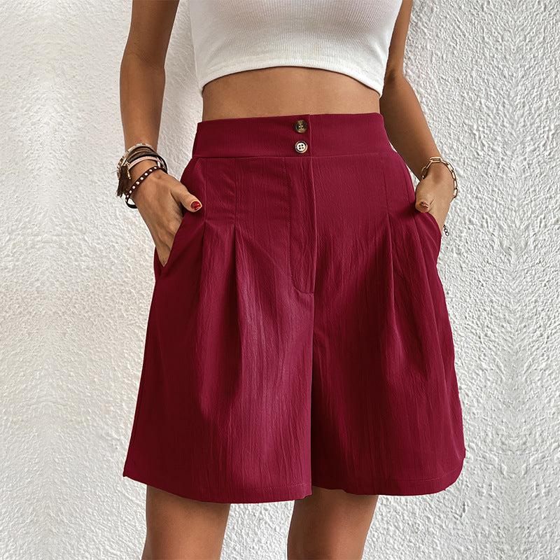 Loose High Waist Shorts - Chiccharm
