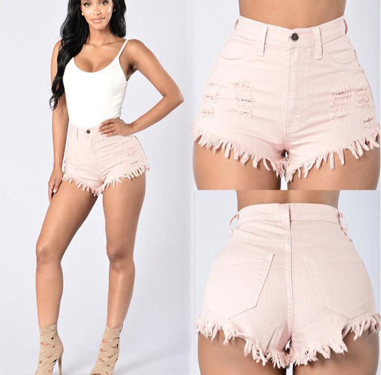 Stretch Sexy Frayed Shorts - Chiccharm