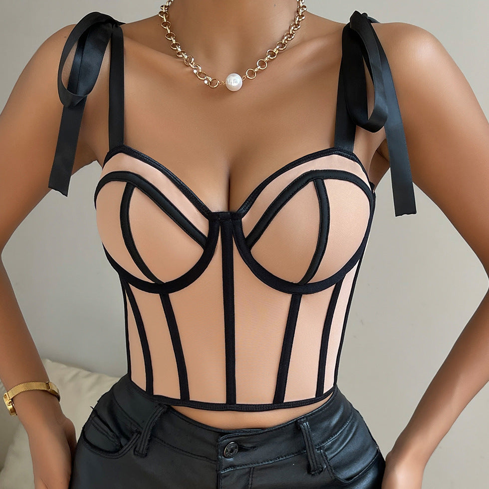 Ribbon Corset Top