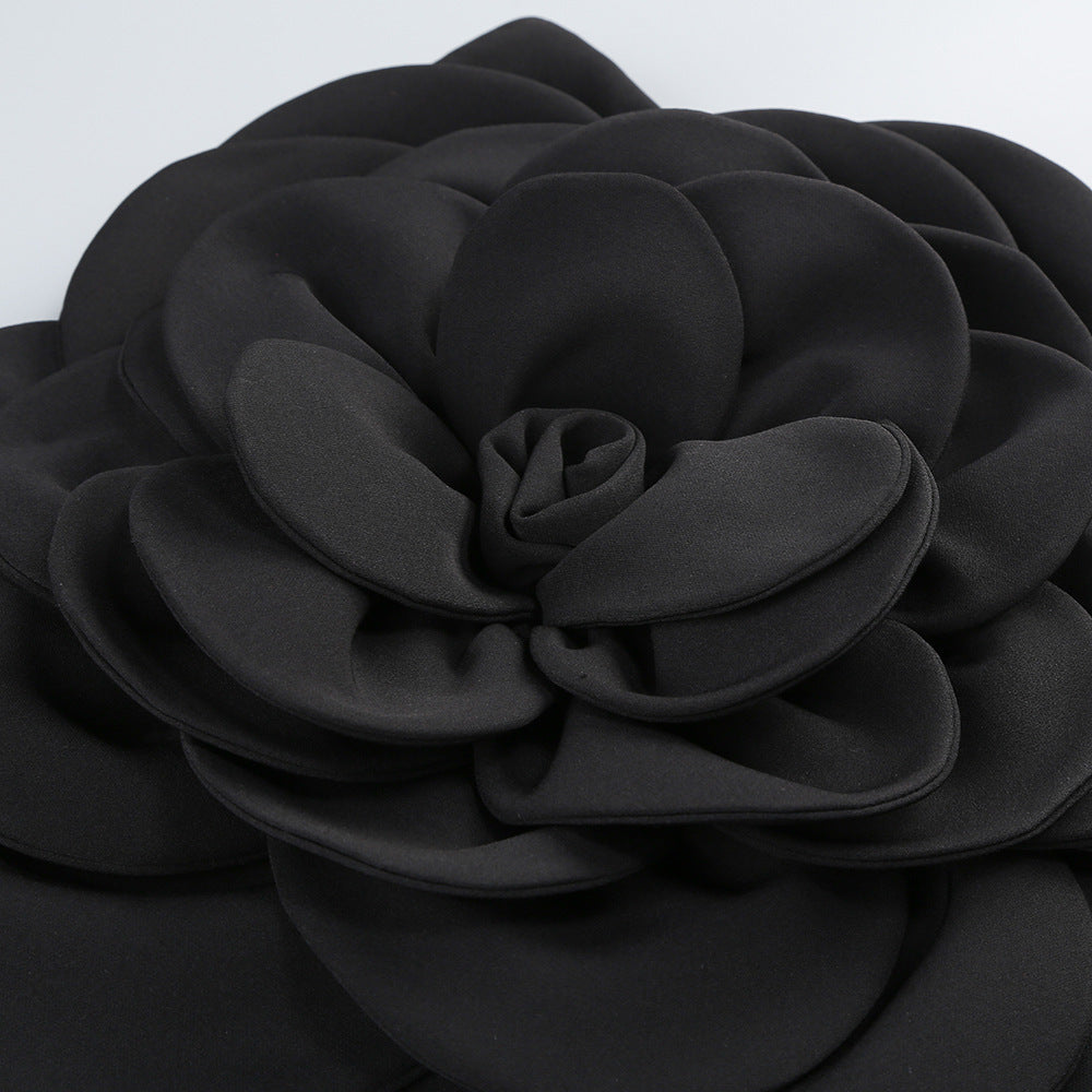 Bold Bloom Strapless Mini Dress