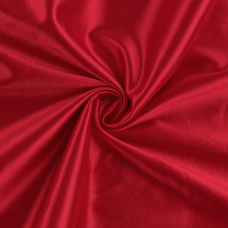 Slim Satin Halter Neck Dress - Chiccharm