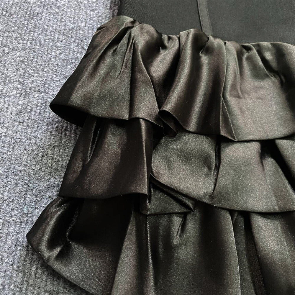 Ruffle Hem Elegance Gown