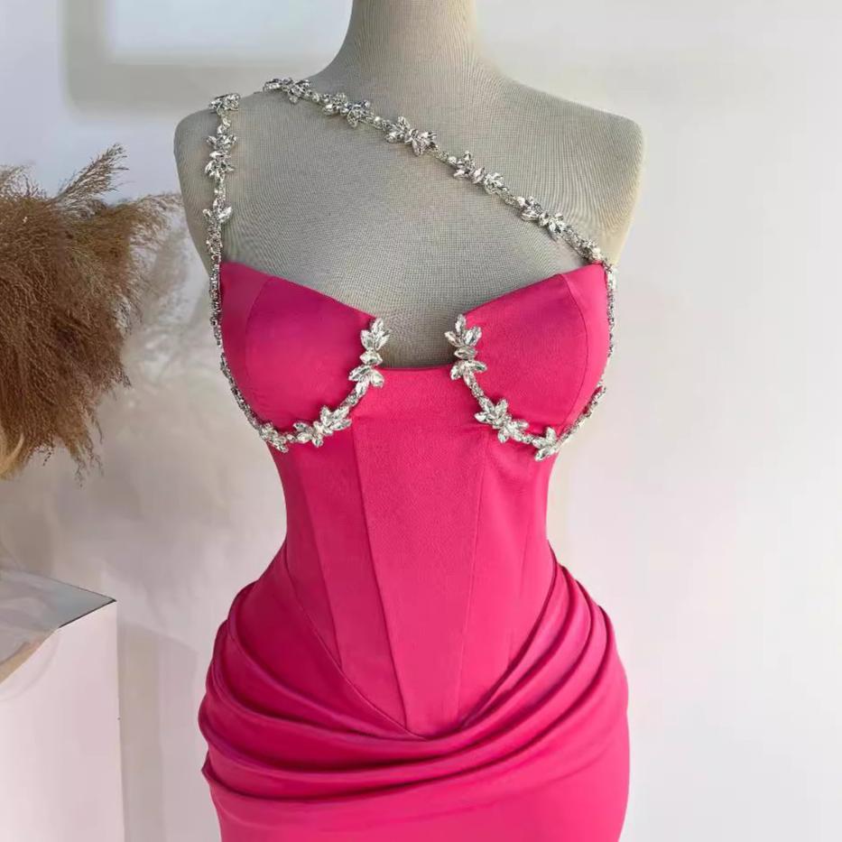 Embellished Strap Bodycon Dress