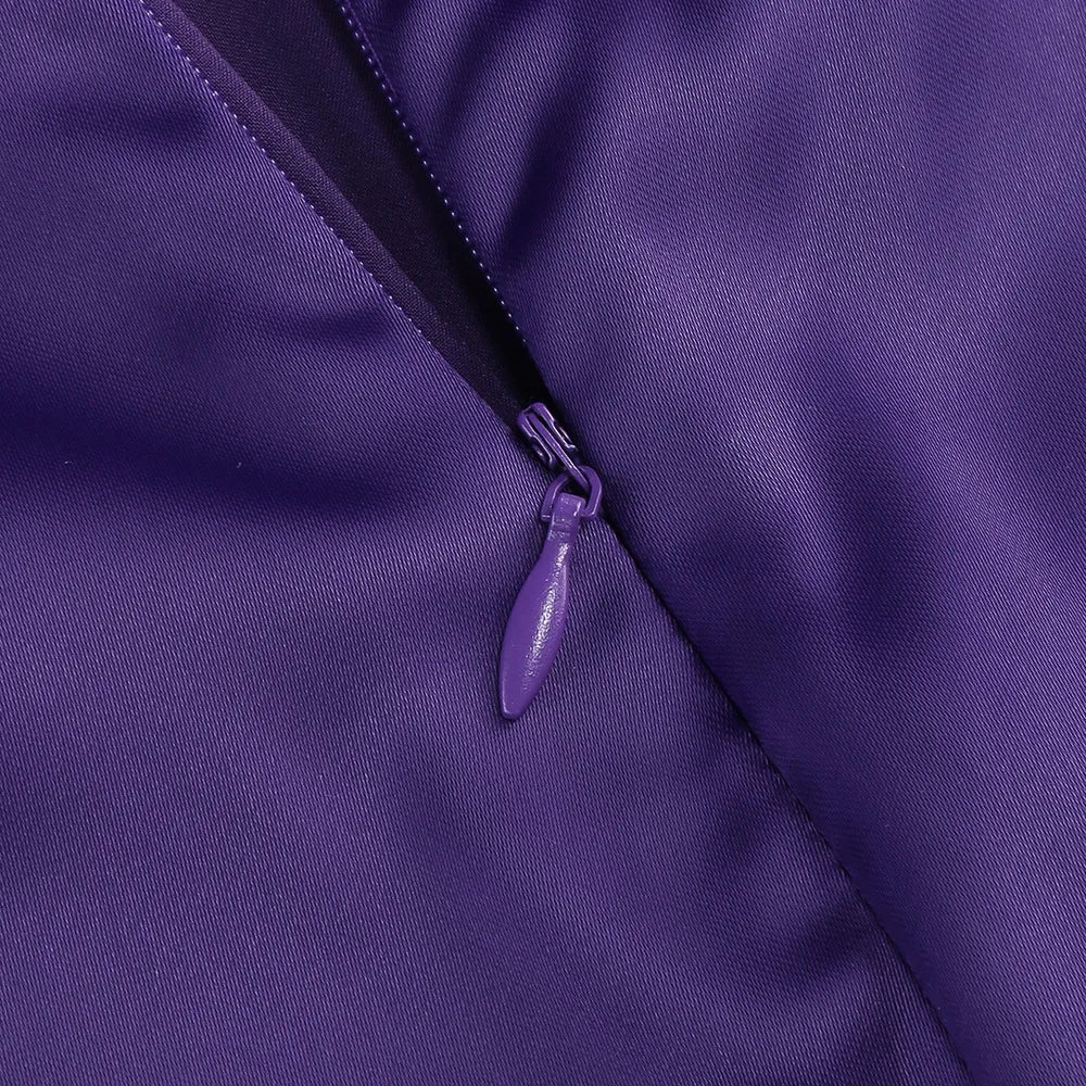 Amethyst Bloom Satin Gown