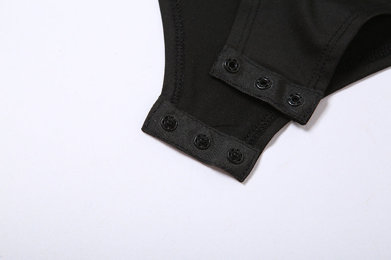 One-Shoulder Ruffle Bodysuit