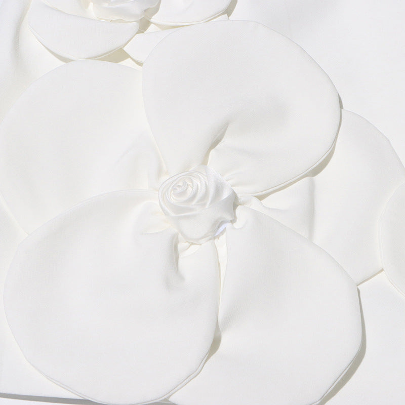 Orchid Petal Embellished Mini Dress