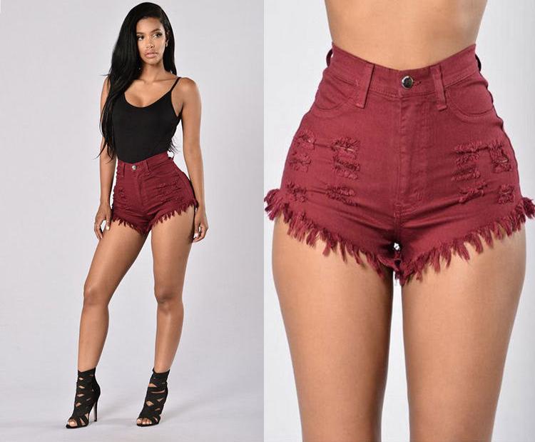 Stretch Sexy Frayed Shorts - Chiccharm
