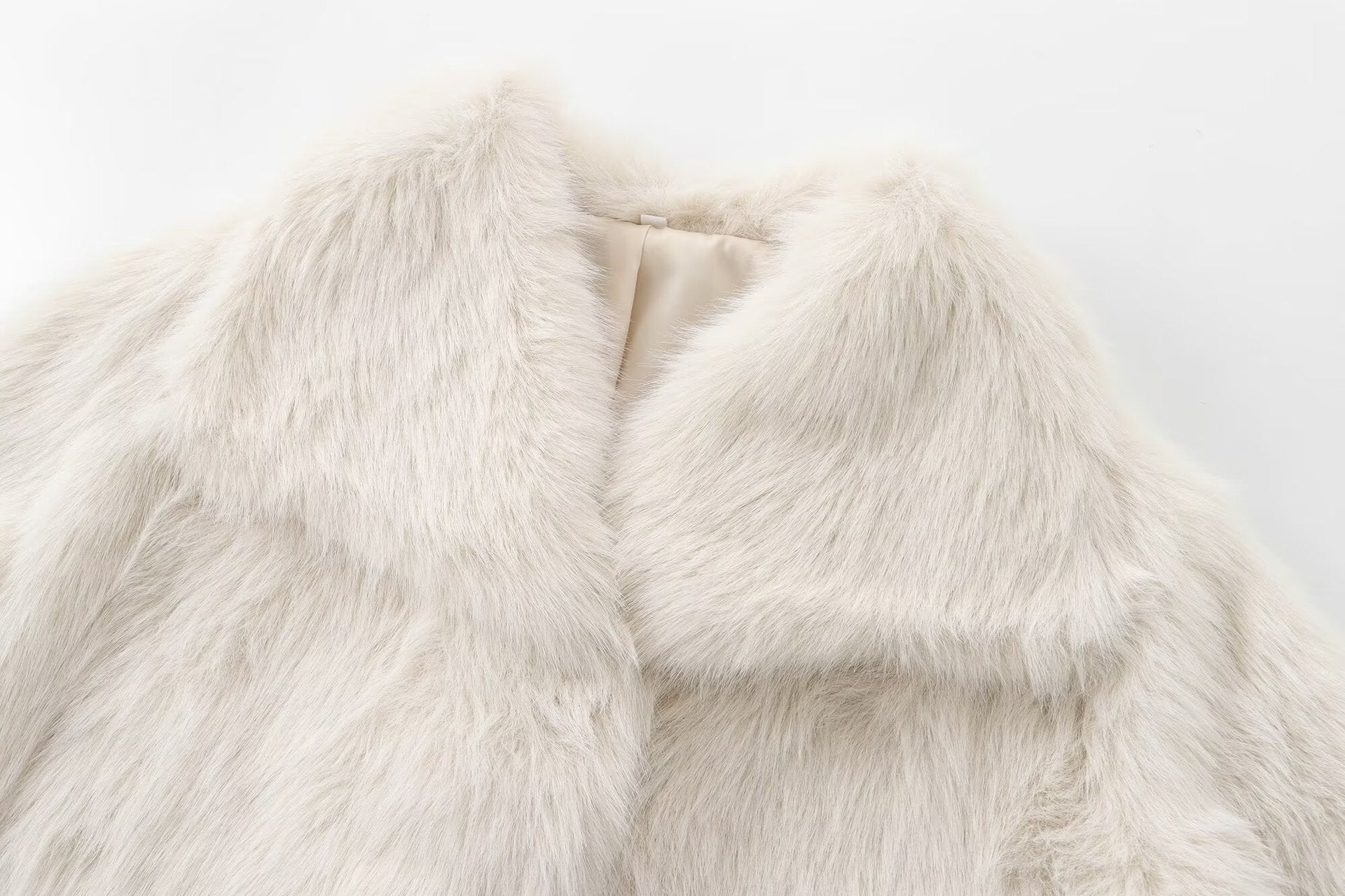 Faux Fur Plush Coat